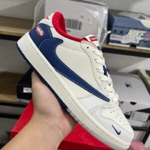 SUPREME X AIR JORDAN 1 LOW OG SP.T WHITEBLACK.WHITE(36-45)